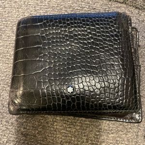 Montblanc Crocodile leather wallet